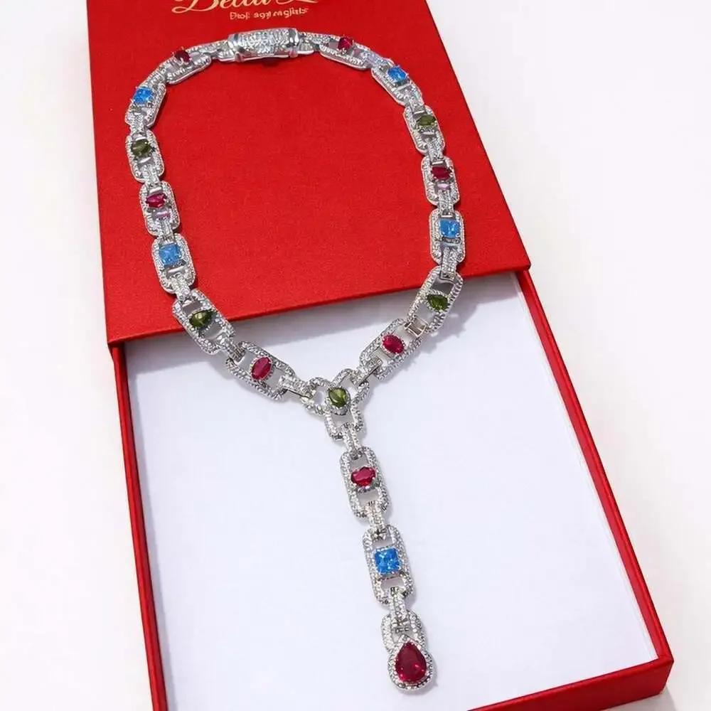 Iced Out Multi Color Gem 4 Dc 7